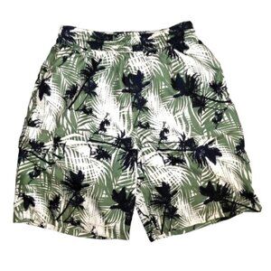 Islander Floral Palm Tree Swim Trunks
